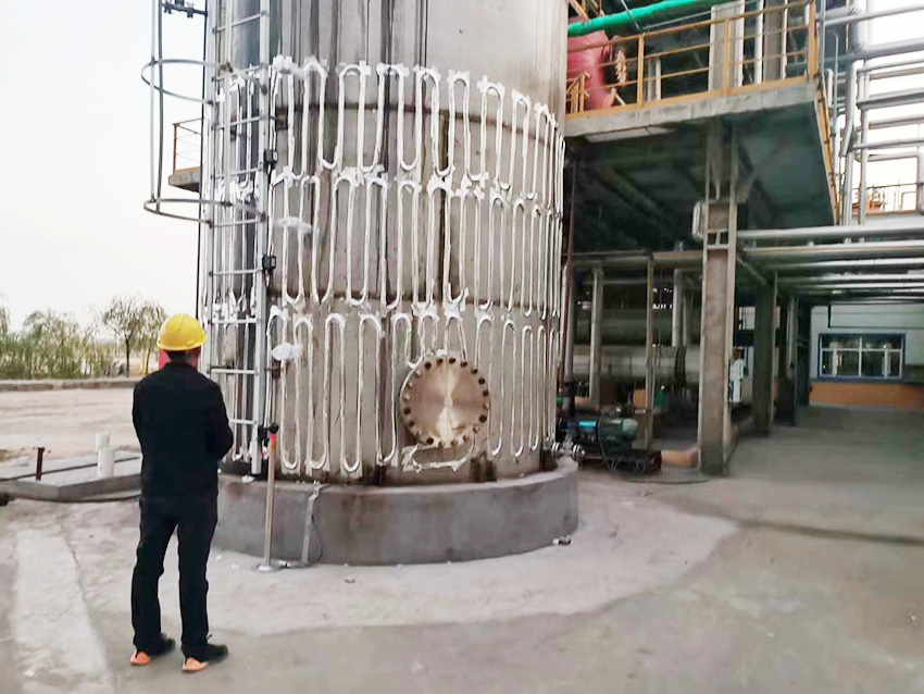 儲罐電伴熱施工現(xiàn)場